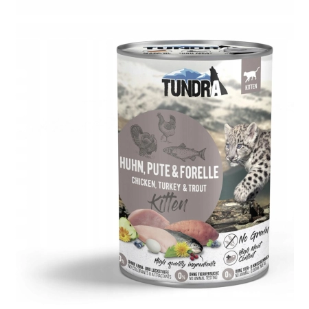 Tundra Kitten Kurczak, indyk, pstrąg 400g